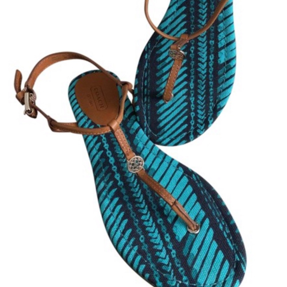 Coach leather sandals 🩴🩴